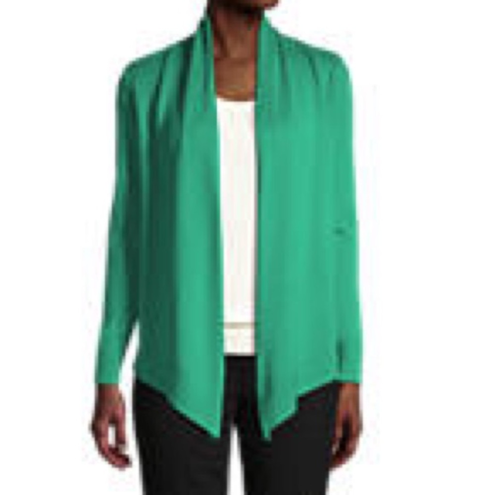 NWT Lands End Cotton Modal Drape Cardigan